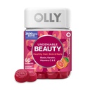 OLY Neodložljivo lepoto Gummy, za lase, kožo, nohte, Biotin, Vitamin C, Keratin, Žvečljivi dodatek, Grenivke, 30 Day Supply - 60 Count