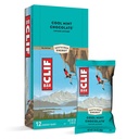 CLIF BARS - Energijske čokolade - Cool Mint Čokolada - s kofeinom - Izdelano z organskimi ovesi - Rastlinska hrana - Vegetarian - Kosher (2.4 Ounce Protein Bars, 12 Count) Pakiranje maj Vary