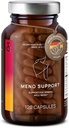 CLAV Meno Balance - Menopause Podpora - z Wild Yam Root, Red Clover, Sibirski Rhubarb - Hot Flash Relief, Mood Swings & Muti-Simptom Podpora - 120 Kapsule