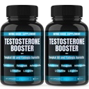 Dr. Emy's (2 paket Testosteron Booster-Tongkat Ali Fadogia Agressis dušikov oksid Ashwagandha dodatek za moške z L Arginine Citrulin Fenugreek - Turkesterone Pred Workout Pump (120 kapsul)