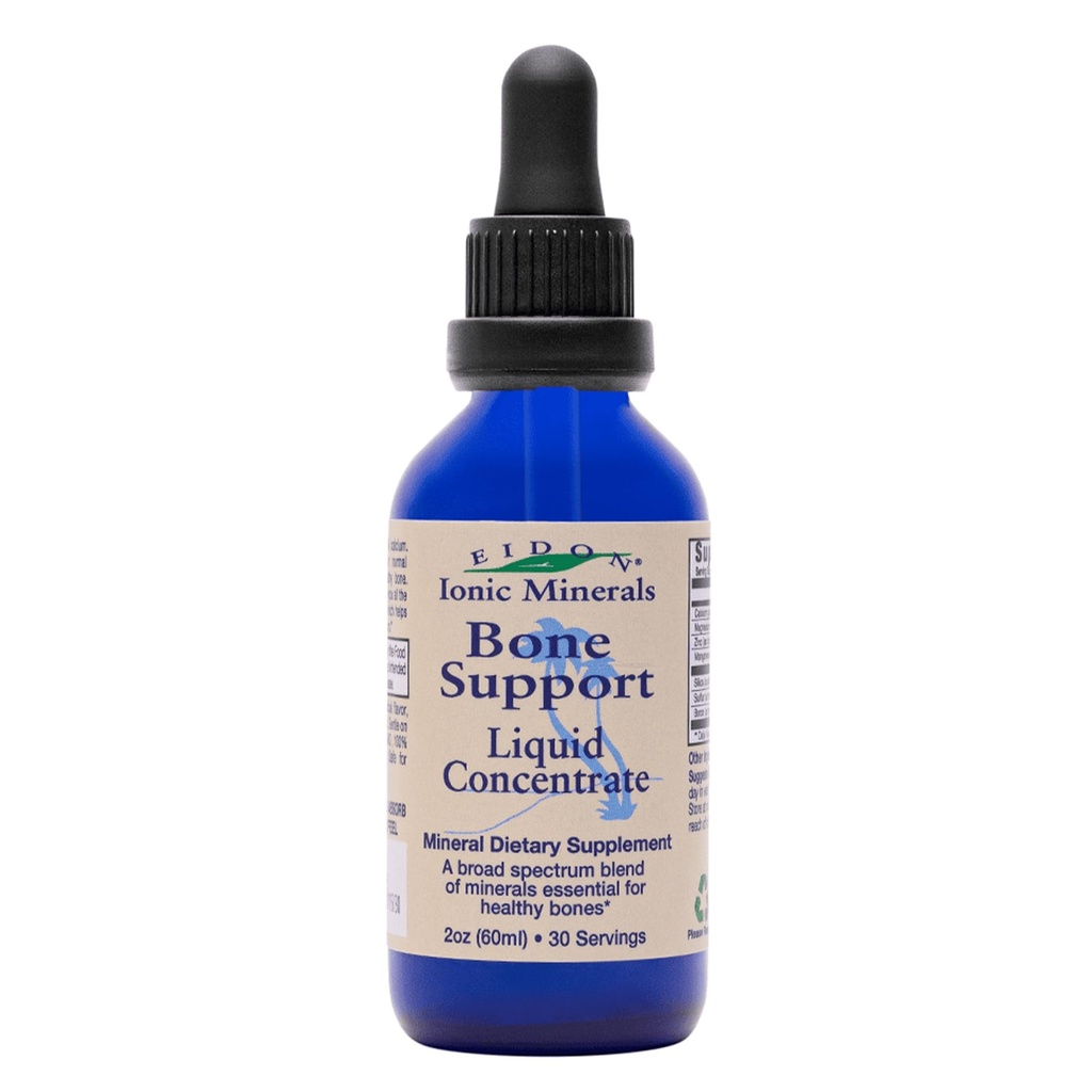 Eidon Mineral Wellness Support Liquid Supplement - Ionic Trace Mineral Kapljice dodati v vodo, Kalcij, Magnezij, Cink, Mangan, Silica, Žveplo, Boron, Biorazpoložljiv - 2 oz