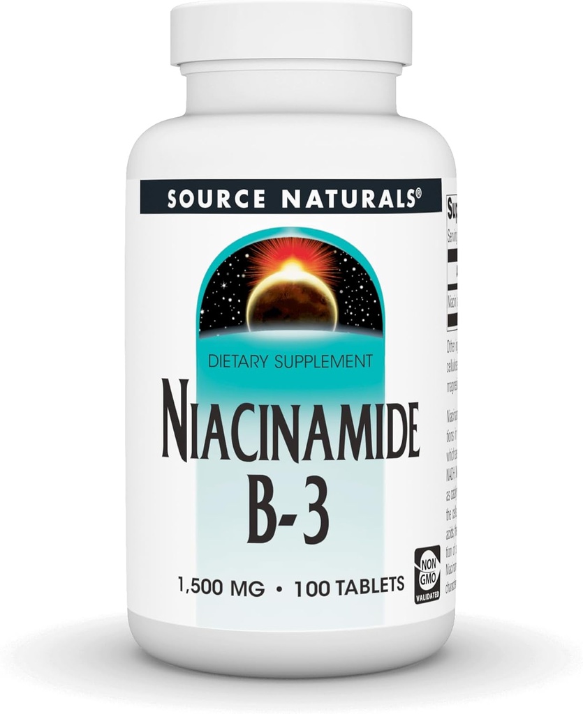 Vir Naturals Niacinamid B-3-1500 mg, 100 tablet