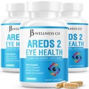 JB Wellness AREDS 2 Eye Vitamin & Mineral dopolnilo, Vsebuje lutein, vitamin C, Zeaksantin, cink & vitamin izboljšanje vida dodatek - 180 Count
