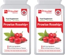 Rosehip Health+ (Pack of 2) 5000mg 120 tablet - UK Product GMP Zajamčena kakovost - primeren za vegetarijance in Vegane s Prowise Healthcare