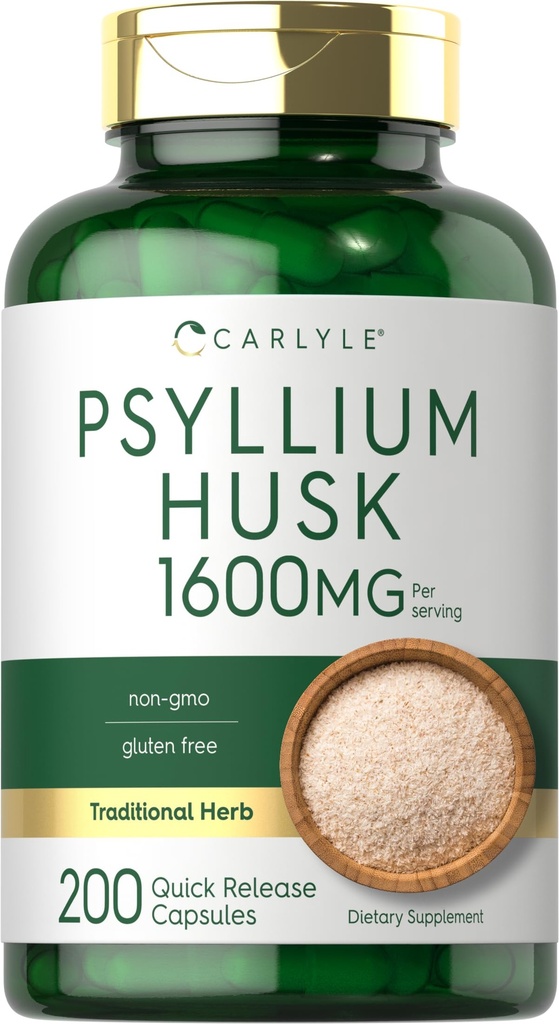 Carlyle Psyllium Husk Kapsule 1600mg 