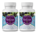 Popolni dodatki – Perfect ResGrape Resveratrol – 60 kapsul – Trans-Resveratrol & Organic Muscadine Grozdje - 2 pakiranji