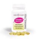 GeriCare visokopotezne kapsule vitamina E – 400 i.e. za podporo koži in imunskemu sistemu, 180mg 