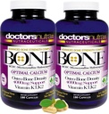 (Pack of 2) Kalcij 1000 Miligrami s 4000 Miligrami MCHC za popolno kalcij maksimalna moč kosti Podpora zdravniki Nutra Nutraceuticals Plus K1. K2, Magnezij, Vitamin D, cink, in več