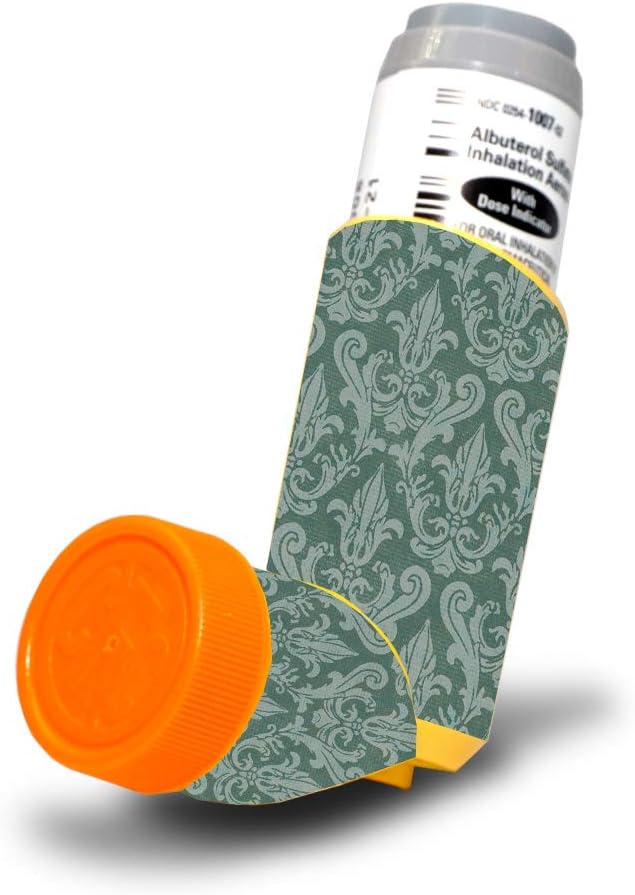 MightySkins koža za Proventil HFA Astma Inhaler - Vintage cvetličarna 