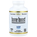 California Gold Nutrition Boost dodatek, Podpora za zdravje kosti, Nutrient mešanica s kalcijom in vitaminom D, vegetarijansko prijazno, Gluten brezplačno, Non-GMO, 120 tablet