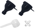 2Pack Protein Powder Container iti Prenosni dodatni pokrovi s Shaker steklenice kroglice &spoon Prenosni Dispenser Container za fitnes in potovanja na-the-Go dopolnilno shranjevanje in polnilna rešitev
