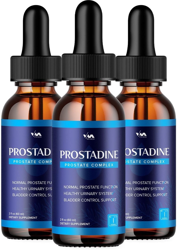 Prostadine kapljice za Prostate Zdravje – Prostadine Bladder & Podpora uriniranju, Največja moč, 2024 Izboljšana formula, 3 - Mesec dobave