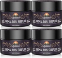 Ajoblanco 600mg Naravni Himalajski organski Shilajit Resin - Himalajski Gold Shilajit Resin z organsko ajurvedsko mešanico v visoki moči za energijo, moč in imuniteto, paket 4