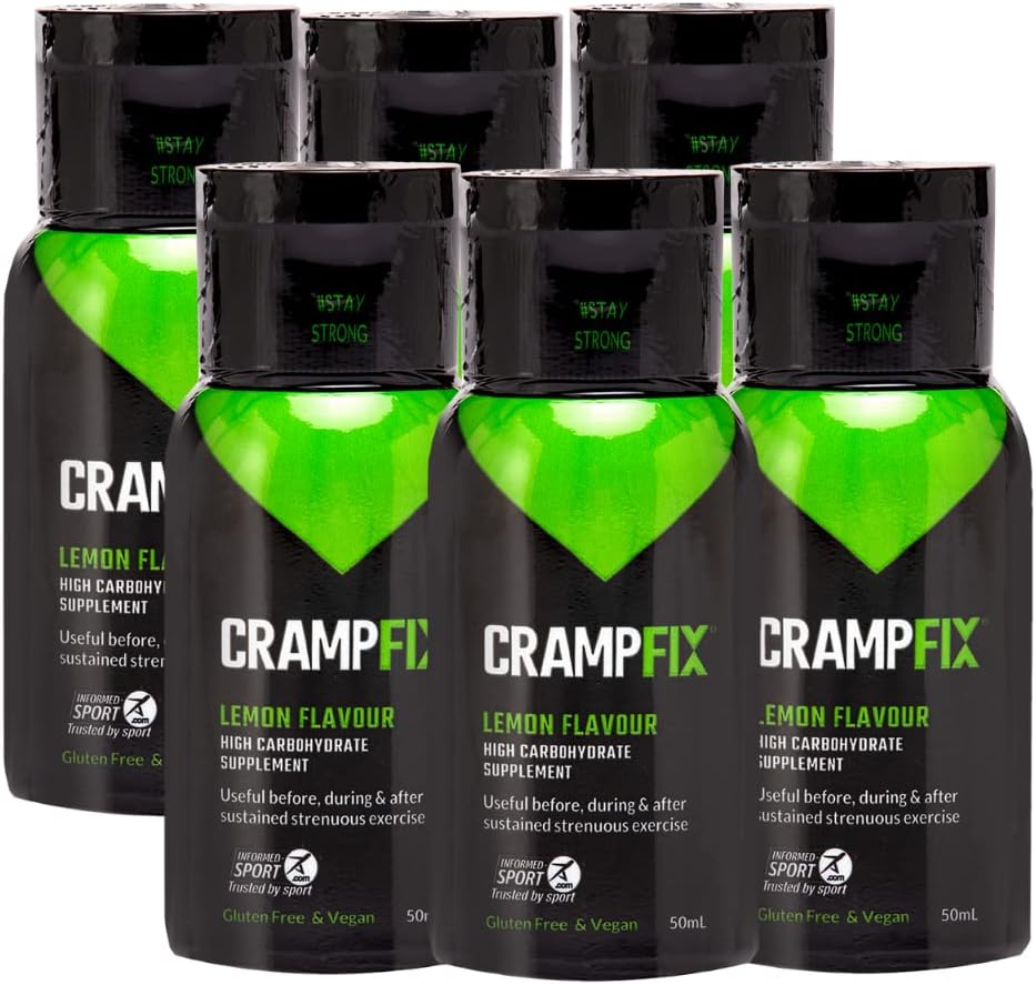 Šport Shot, Preprečuje in sprošča mišice Cramps, Leg, Calf, Hamstring Cramps, 6 Pack Multi Serve Squeeze steklenice Vse naravne limone