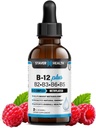 B12 Plus Tekoči vitamin B Kompleksni dodatek - B Kompleksni vitaminski dodatek - 2 meseca dobave - Energijsko podporo dodatek - Ne-GMO - Gluten brezplačno - 2 Fl Oz