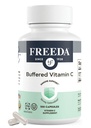 Vitamin C 500mg FREEDDA – neacidni kalcijev askorbat – Imunska podpora in antioksidant – Košir, Nežen na želodcu – 100 kapsul
