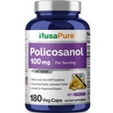 NusaPure Policosanol 100mg 180 Veggie kapsule (Vegan, Non-GMO)