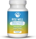Rise Well Vitamin B12 - Vegan B12 - B12 Vitamini in energijske dopolnila - hitro delovanje B12 Podjezično 2000 mcg B 12 Vitamin v daljši obliki kot metilkobalamin B12