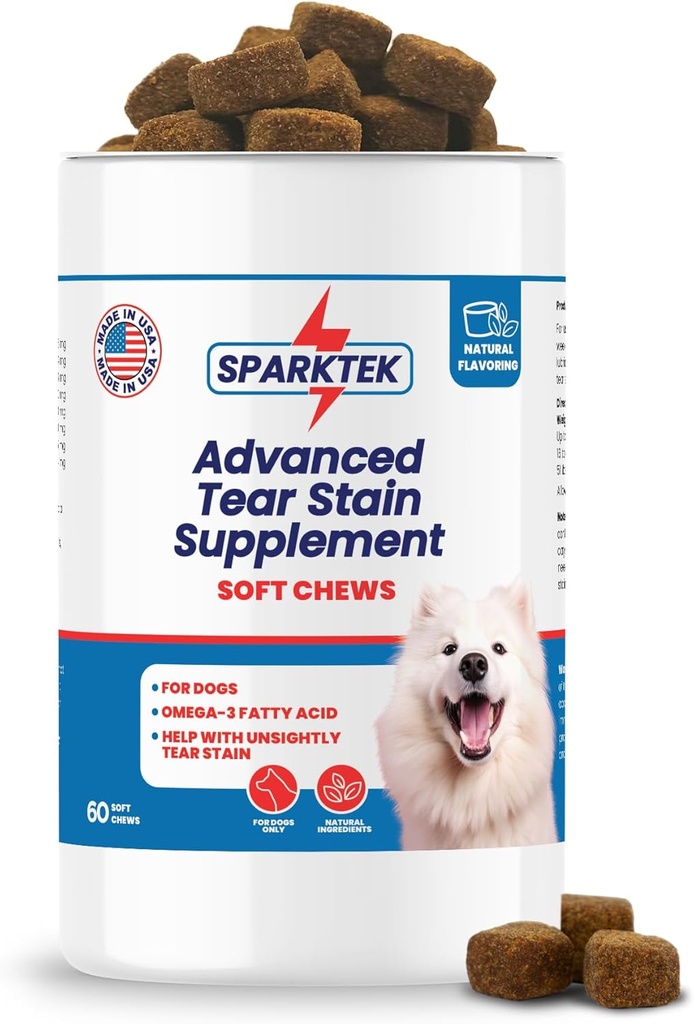 Tear Stain Soft žvečenje Podpira Psi Nega oči Izvleček iz luteina Omega-6 Omega-3 Cranberry pomaga odpraviti Tear Stains Lubricates oči in podpira imunski sistem iz alergij