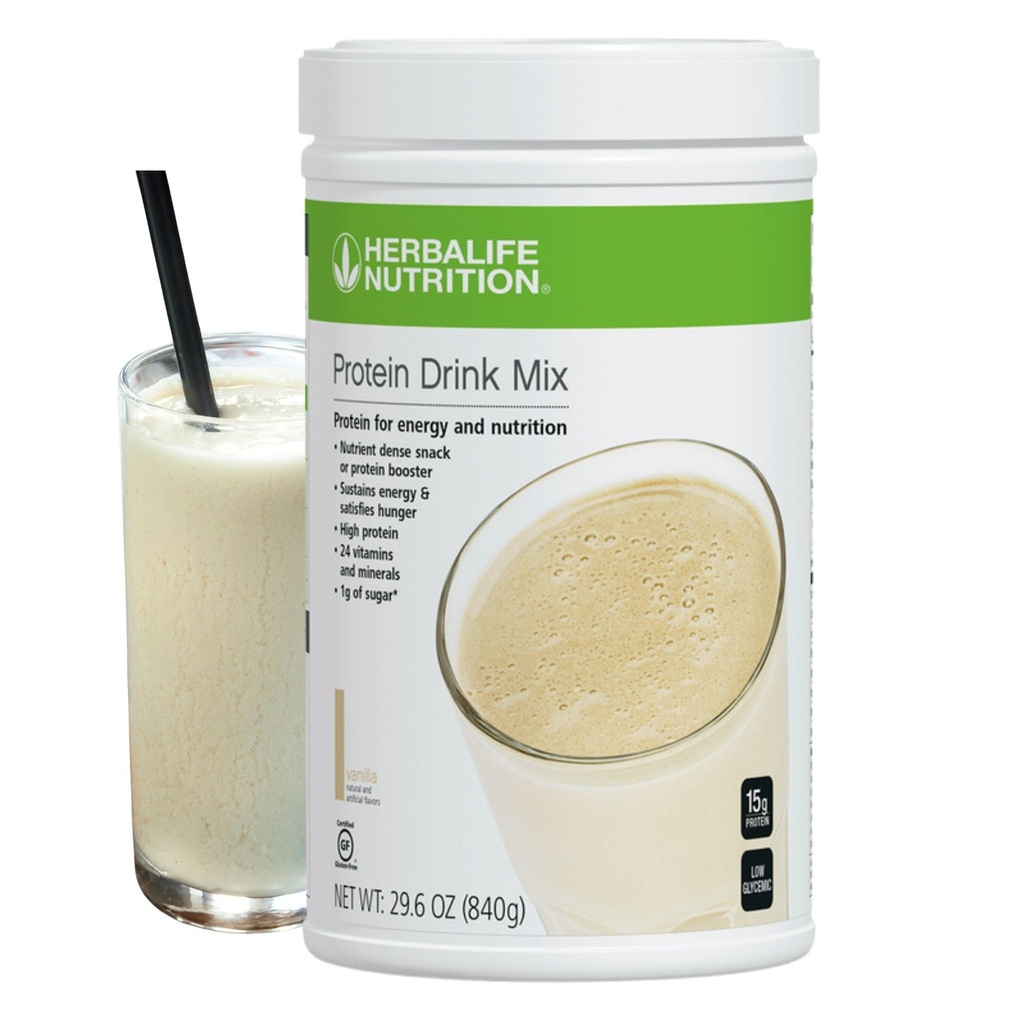 Herbalife HERBALIFE Beljakovinski napitek Mešanica: okus vanilije 840g, zdrav prigrizek hranilne snovi, beljakovine