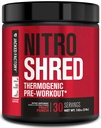 Jacked Factory NITROSURGE Shred Pre Workout Supplement - Energy Booster, Instant moč pridobi, Sharp Focus, Močne črpalke - Dutric Oxide Booster & PreWorld Powder - 30Sv, Sadni Punch
