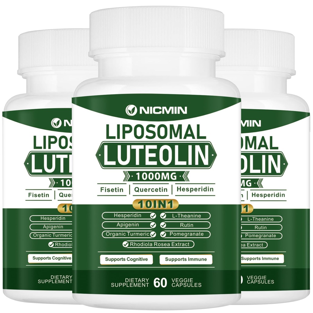 1000MG liposomski luteolin, največja absorpcija, močan luteolin Dopolnilo 180 kapsul
