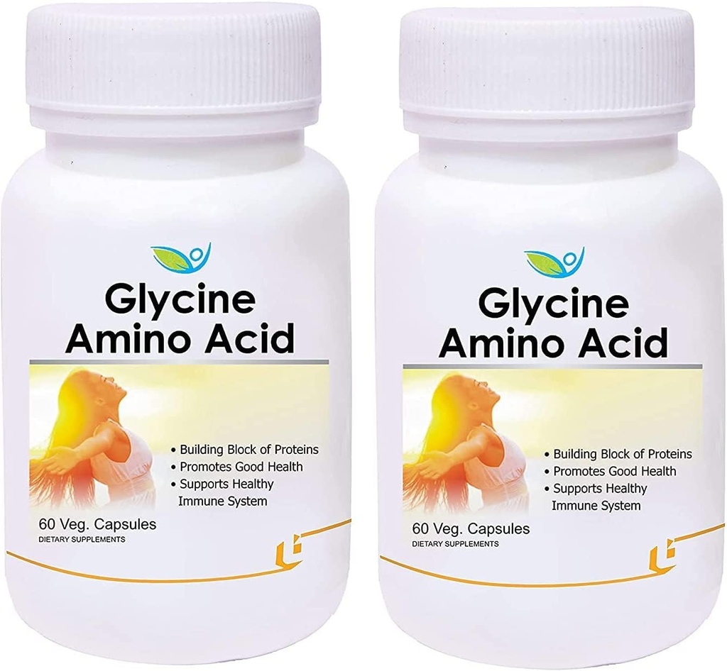 BETT Biotrex Glycine Amino Acid - 60 Veg kapsul - pakiranje po 2, spodbuja dobro zdravje