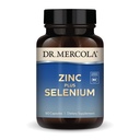 Dr. Mercola Cinc Plus Selen - Mineralna mešanica dodatek - za imuno, možgani in dihala podpora - Vsebuje cinkov glicinat kelat in baker - GSO-free & Gluten-Free - 90 kapsul (90 serving)