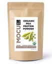 Certified Organic US Grown Pea Protein I 80% I Serija Tested za težke kovine I 3 LBS I paketd dnevno