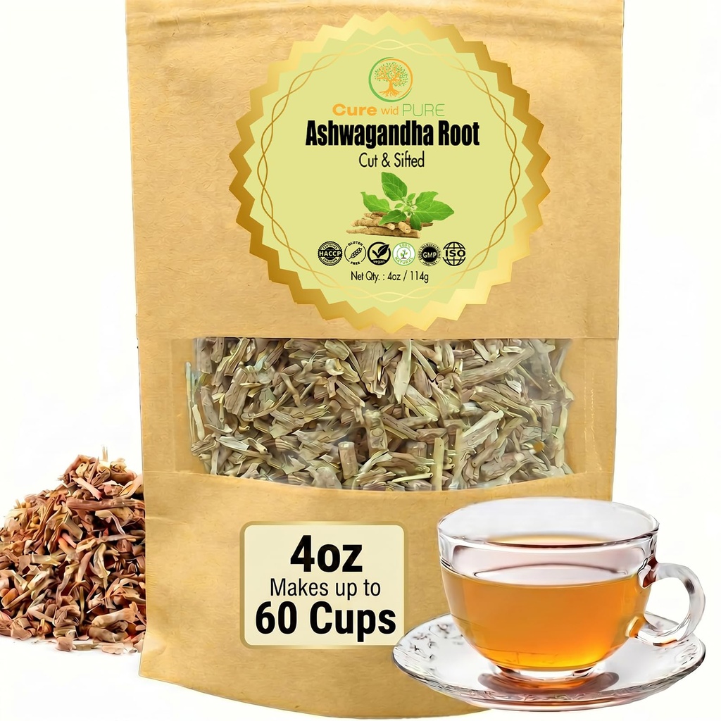 Zdravilo Pure wid Certified Organic Ashwagandha Root Tea 