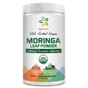 Certified Organic Moringa Leaf Powder-1Lb. USDA Certified Organic. 100% čisto in izvirno. Seveda povečuje energijo, Presnova in imuniteta. Surova zelena cela superhrana. Brez GSO, brez glutena