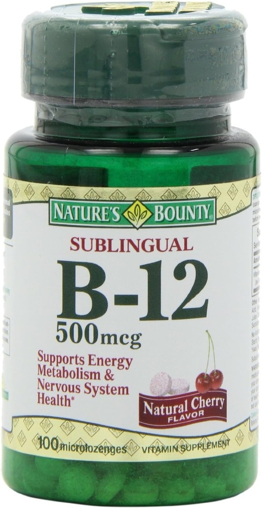Bounty vitamin B-12 500 mcg, 100 ea(pak 3)