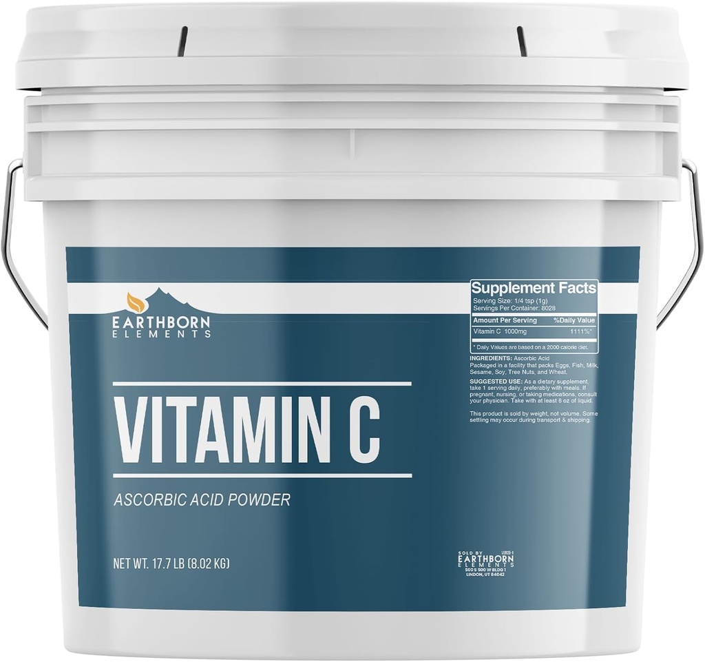 Elementi Zemljinega rodu Vitamin C v prahu (2 galona)