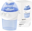 opove Nasal sistem namakanja, Sinus Rinse Kit z 1 Nose čistilec & 15 Sol paketi, samočiščenje in avtomatsko zbiranje odpadkov, ponovno polnjenje Sinus Rinse steklenica za lajšanje Nasal nelagodje