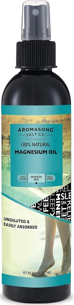 Ultra čist magnezijev razpršilec za občutljivo kožo, 8 OZ,