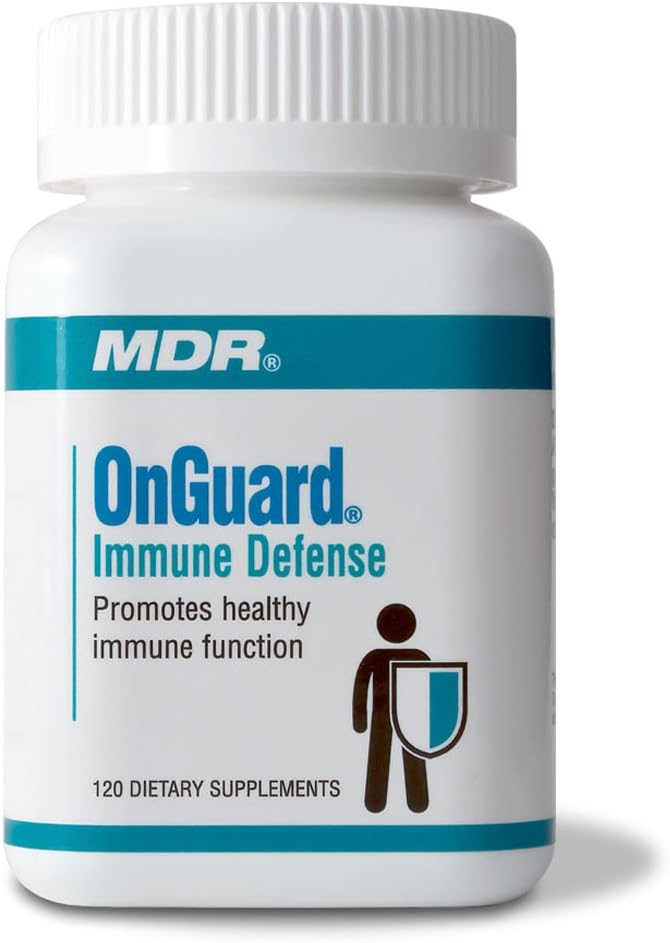 MDR OnGuard Imune Support Formula s klinično dokazano Maitake & Shitake gob, Lo Han, Colostrum in patentirani Lotus Seme Extract. (120 kapsul)