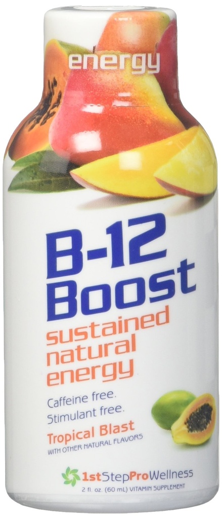 B-12 Shot maksimalna energija, tropska blast, 2-ounce, 12 na škatlo