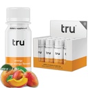 Tru Energy Shot, Dodatna moč Energy Drink z naravnim kofeinom, Zeleni čaj, B Vitamini B3, B6 & Vitamin B12, Zero Sugar & Calories, Keto, Vegan, Gluten Free, Orange Mango, 2 FL OZ steklenice, 12 Pack