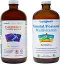 LIKVIDHEALTH otrok's complete multivitamin & ženske prenatal / Postnatalne tekočine multivitamin za prej, med in po nosečnosti - Imunska podpora, zdravje & Wellness za mame in otroke - Made in USA