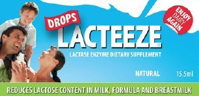 Laktaze Enzyme Lacteeze kapljice 15,5 ml Tekočina Gelda Znanstvena Gelda