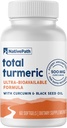 NativePath Kurkumin z oljem črnega semena - Napredni antioksidant in skupni dodatek za podporo - Premium Turmeric Softgels z izboljšano visoko absorpcijo, Non-GMO & Gluten-free, 60 Softgels