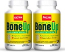 Jarrow Formulas BoneUp Vegetarian - 120 tablet, pakiranje 2 - vegetarijansko/vegansko dopolnilo za zdravje kosti - Vegansko-prijazni viri vitamina D3, vitamina K2 (kot MK-7) in kalcija - 120 skupnih servingov