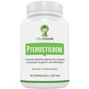 VitaMonk Pterostilbene 150 mg Kapsule Brez umetnih polnil - Soy Free Trans-Pterostilbene Dodatek, ki spodbuja zdravo staranje in dolgoživost - 60 Veggie-Caps - Izboljšana Resveratrol