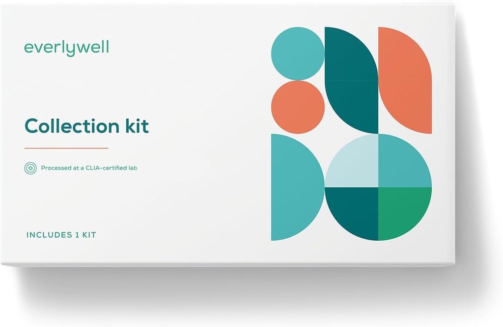 Everlywell Thyroid Test - na domu Collection Kit - Točni rezultati iz CLIA-Certified Lab v dnevih -Ages 18+