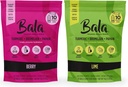 Bala Turmeric Enzyme Powder Packets, Hidracija brez sladkorja Mešanica za zdravje črevesja, Imunska podpora, naravne arome, 10 Pack