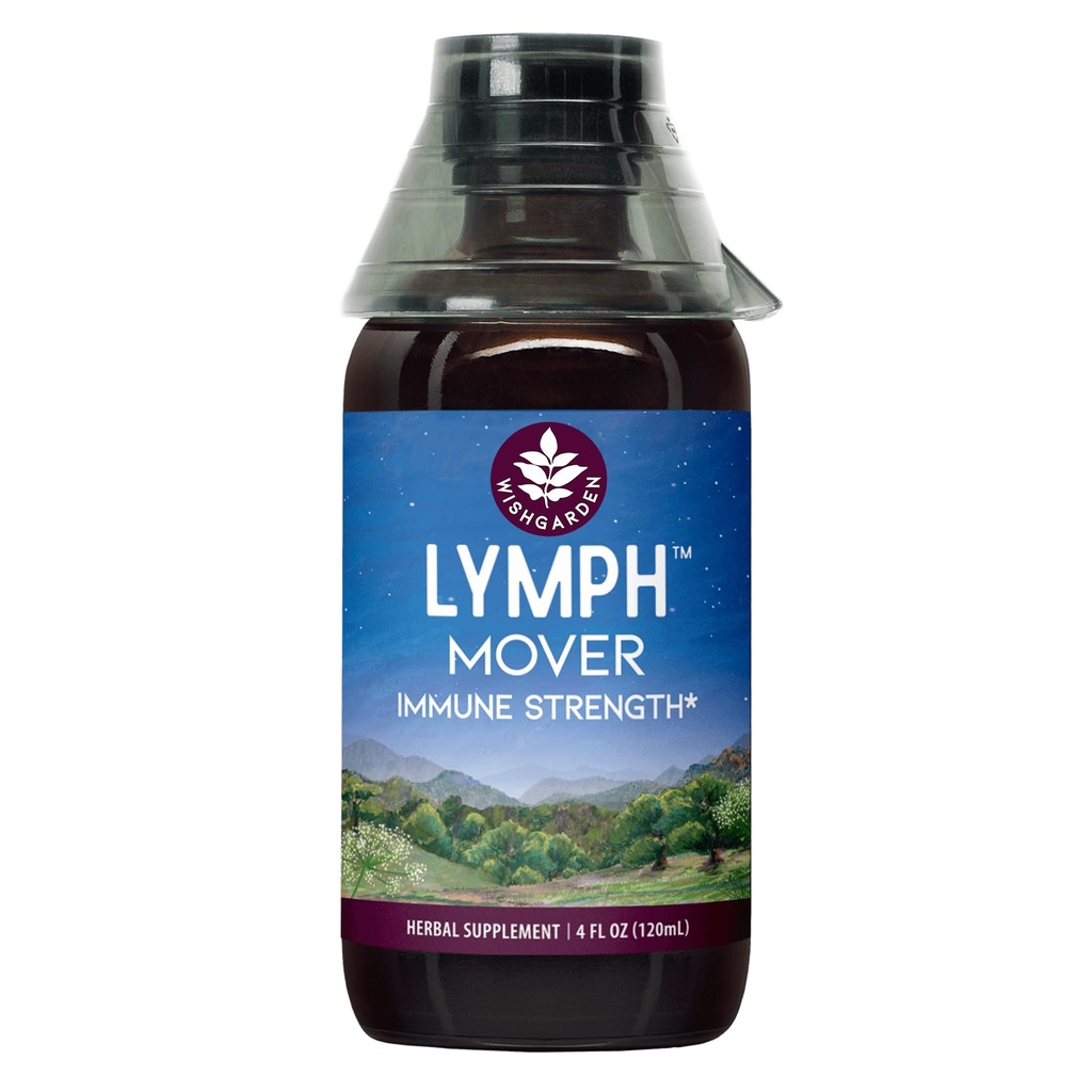 WishGarden Herbs Lymph Mover Imunska moč - naravna Herbal Lymphatic Drainage in Lymphatic Cleanse dodatek z Echinacea za imuno podporo, podpira zdravo Lymphatic sistem funkcijo, 4oz