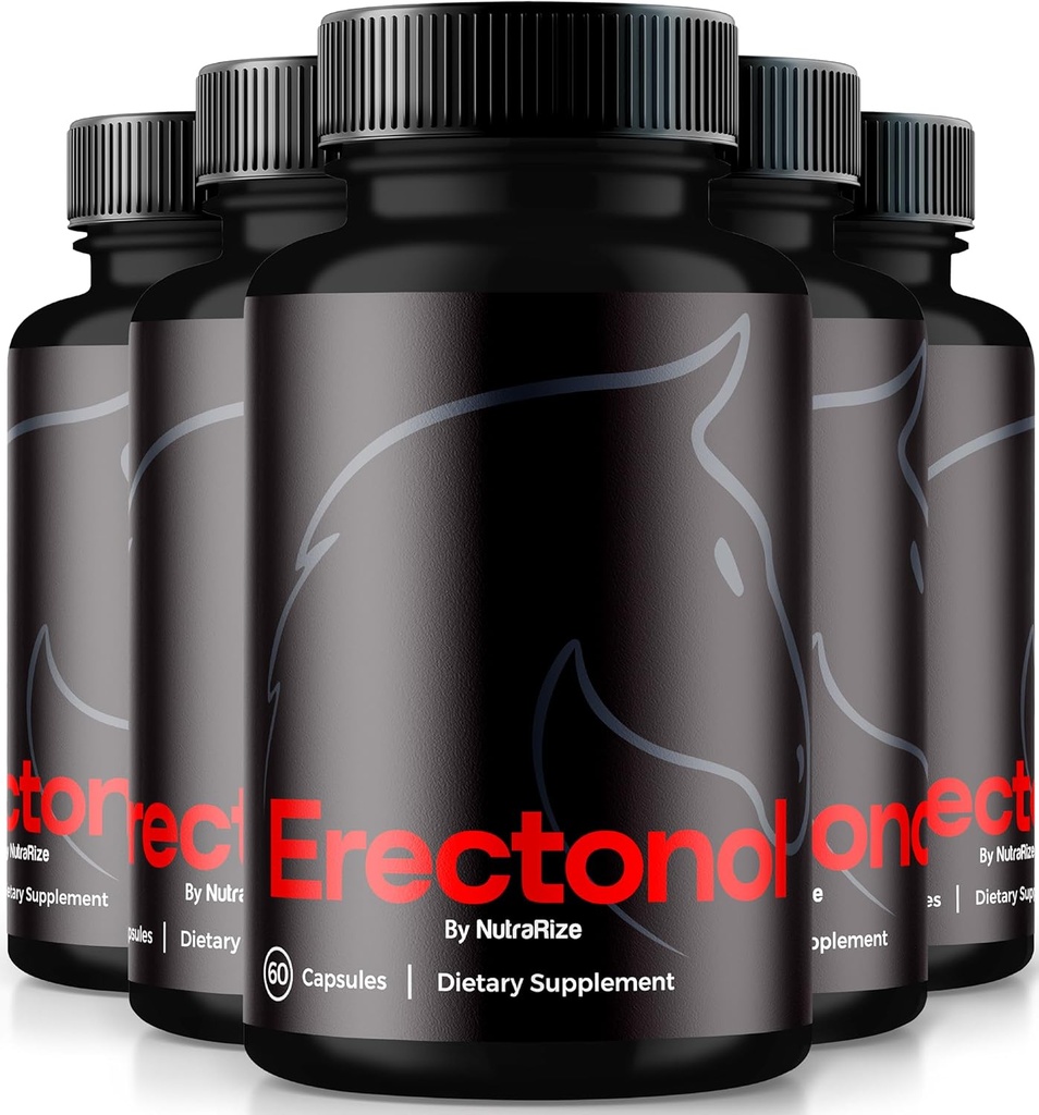 (5 pakiranj) Erectonol kapsule za moške, Erectonol moški prehrana dodatek, dnevna formula za moške Wellness in Vrh uspešnosti, Napredne tablete Formule za aktivni življenjski slog, Ocene (300 kapsul)