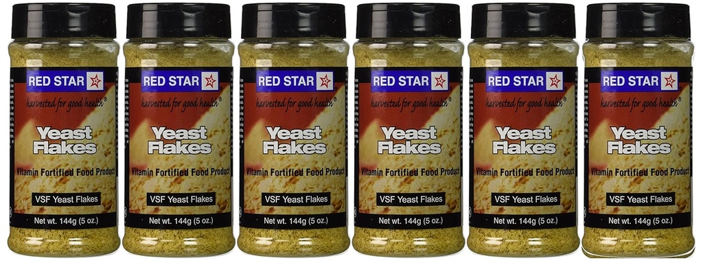 Red Star Nutritional Yast - VSF Mini Flake -- 5 oz Vsak (Pack po 6)