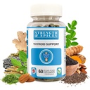 Jakost in začimbe - Podpora ščitnica, Jodine dodatek z Maca Root, Sea Kelp, Brazil Nuts in Ashwagandha, 60 kapsul