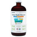 LIQUIDHEALTH Daily Multi Mineral Liquid Supplement z Fulvic Acid, Rastlinski Ionic Aquamin Sea Trace Ocean Minerals - Imunska podpora, Energy, Gut Health, Detox - Made in USA, Vegetarian (32 oz)